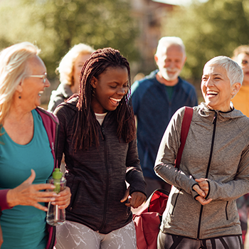 Group of people walking